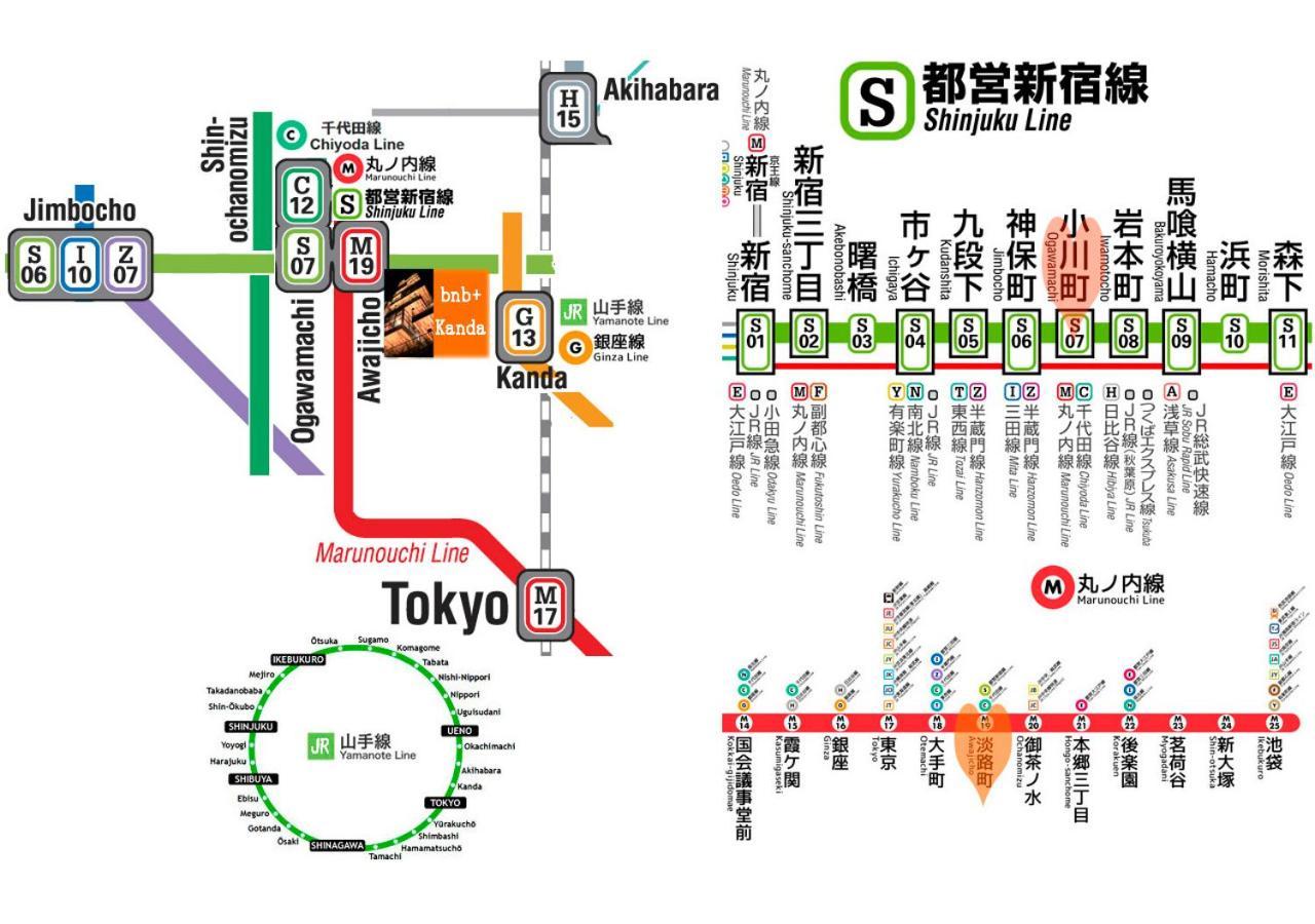Bnb+ Kanda Tokyo Eksteriør bilde